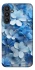 Чехол на Samsung Galaxy A34 5G Синие цветы фото 1 из 1