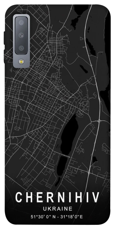 Чохол на Samsung A750 Galaxy A7 (2018) Chernihiv map фото 1 з 1