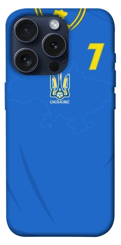 Чехол на Apple iPhone 15 Pro (6.1") UA-Football ver.4 фото 1 из 1