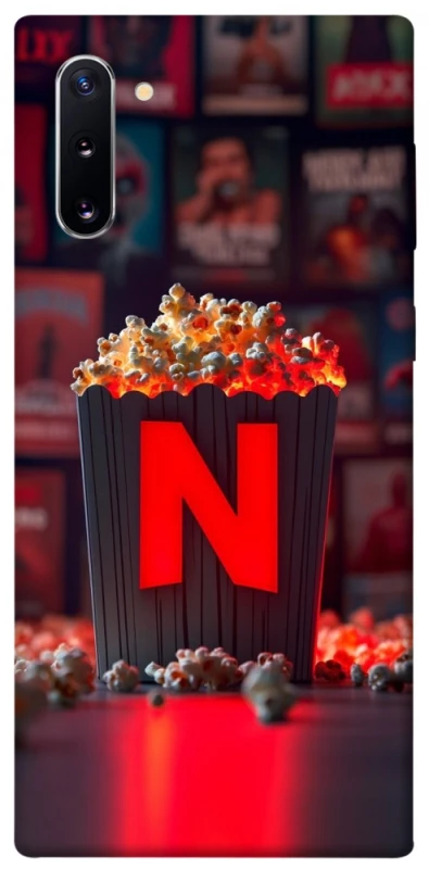 Чохол на Samsung Galaxy Note 10 Netflix and popcorn фото 1 з 1