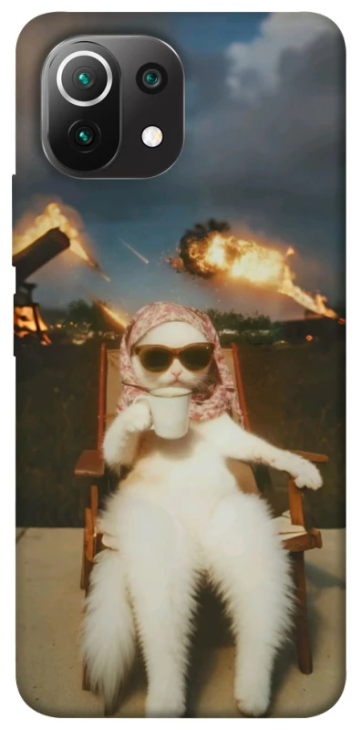 Чехол на Xiaomi Mi 11 Lite Exploding Kittens ver.1 фото 1 из 1