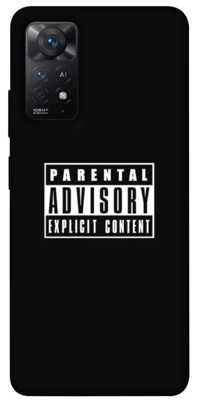 Чохол на Xiaomi Redmi Note 11 Pro 4G/5G Parental Advisory Label фото 1 з 1