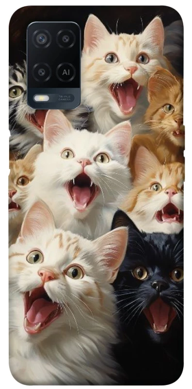 Чохол на Oppo A54 4G Коти фото 1 з 1