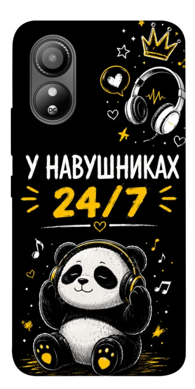 Чохол на ZTE Blade L220 У навушниках 24/7 фото 1 з 1