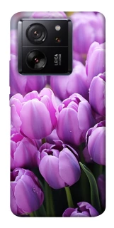 Чехол на Xiaomi 13T Фиолетовые тюльпаны фото 1 из 1