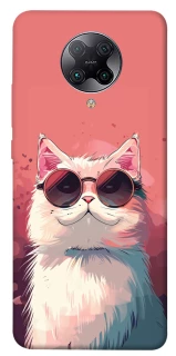 Чехол на Xiaomi Redmi K30 Pro / Poco F2 Pro Сat with glasses фото 1 из 1