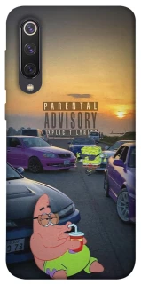 Чехол на Xiaomi Mi 9 SE Патрик на гонках фото 1 из 1