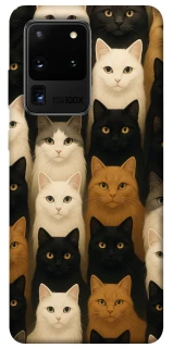 Чехол на Samsung Galaxy S20 Ultra Colorful Cat Collage фото 1 Чехол на Samsung Galaxy S20 Ultra Colorful Cat Collage фото 1 из 1