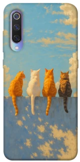Чехол на Xiaomi Mi 9 cats on wall фото 1 из 1
