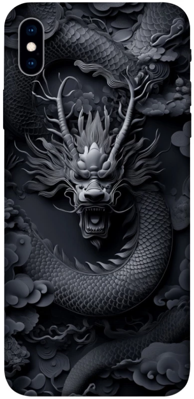 Чохол на Apple iPhone XS Max (6.5") black dragon фото 1 з 1