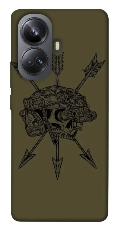 Чехол на Realme 10 Pro+ Mil skull фото 1 из 1