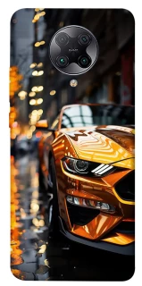 Чохол на Xiaomi Redmi K30 Pro / Poco F2 Pro Golden sports car фото 1 з 1
