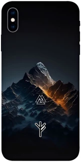 Чехол на Apple iPhone X (5.8") Руны в горах фото 1 из 1