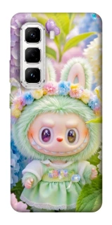 Чехол на Infinix Hot 50 Pro Labubu & Flowers ver.2 фото 1 из 1