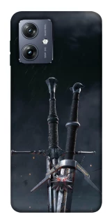 Чохол на Motorola Moto G54 Мечі Ведьмака фото 1 Чохол на Motorola Moto G54 Мечі Ведьмака фото 1 з 1