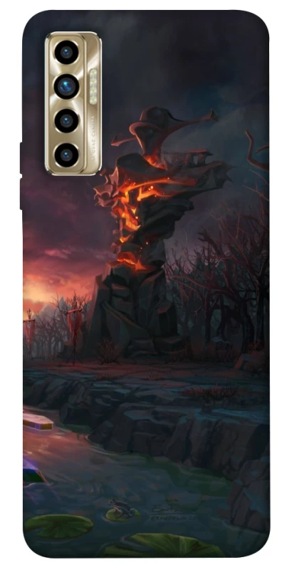 Чехол на TECNO Camon 17P Dota road фото 1 из 1