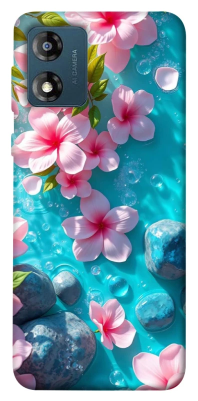 Чехол на Motorola Moto E13 Flowers v19 фото 1 из 1