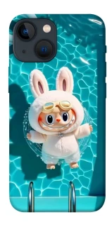 Чехол на Apple iPhone 13 mini (5.4") Labubu in the pool ver.2 фото 1 из 1