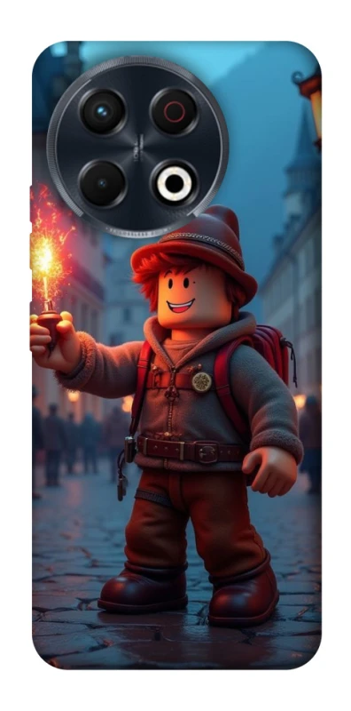 Чохол на TECNO Spark 30 Pro (KL7) Roblox Fire Logo Blue Flames фото 1 з 1