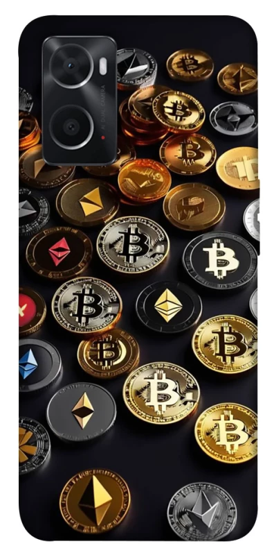 Чехол на Oppo A76 4G Many coins фото 1 из 1