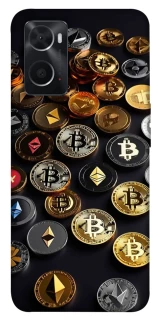 Чехол на Oppo A76 4G Many coins фото 1 из 1