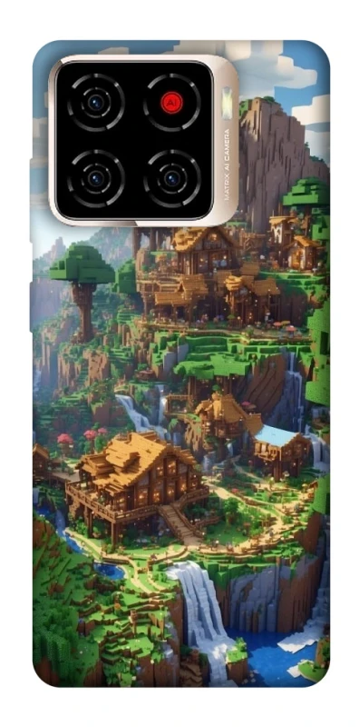 Чохол на ZTE Blade A56 Minecraft universe фото 1 з 1