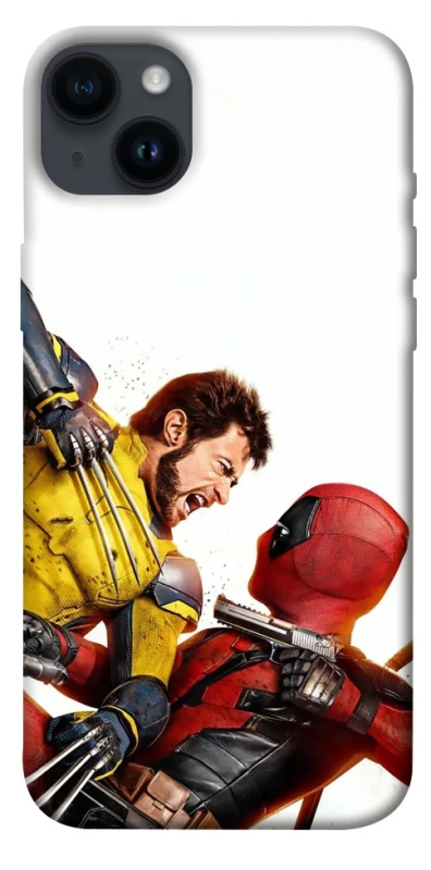 Чехол на Apple iPhone 14 Plus (6.7") Deadpool and Wolverine фото 1 из 1