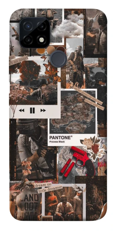 Чехол на Realme C12 PUBG Collage фото 1 из 1
