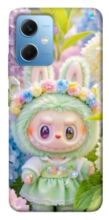 Чехол на Xiaomi Redmi Note 12 5G Labubu & Flowers ver.2 фото 1 из 1