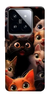 Чохол на Xiaomi 14 Pro happy cats фото 1 з 1