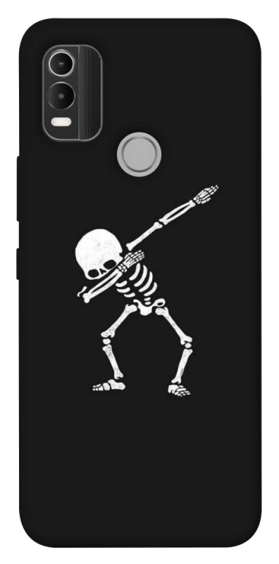 Чехол на Nokia C21 Plus Halloween skeleton фото 1 из 1
