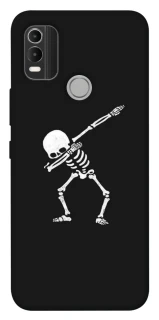 Чехол на Nokia C21 Plus Halloween skeleton фото 1 из 1