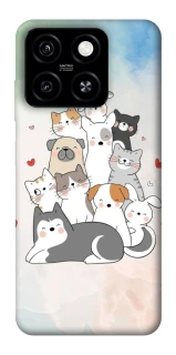 Чохол на ZTE Blade A55 4G Funny Pets ver.2 фото 1 з 1