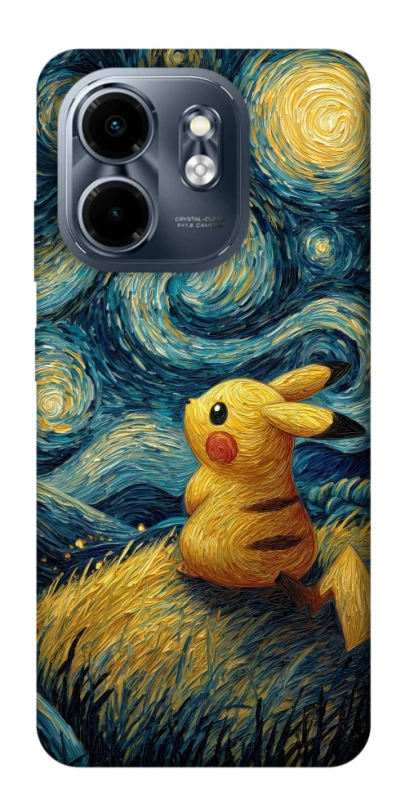 Чохол на Infinix Smart 9 4G / Hot 50i Pikachu and Van Gogh фото 1 з 1