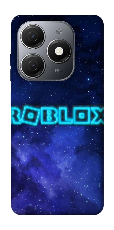 Чехол на TECNO Spark 20 Roblox Space Logo Blue фото 1 из 1
