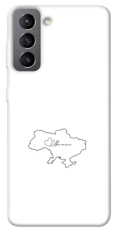 Чохол на Samsung Galaxy S21 FE Ukraine map фото 1 з 1