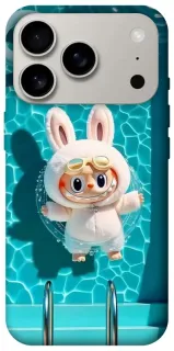 Чехол на Apple iPhone 18 Pro Labubu in the pool ver.2 фото 1 из 2