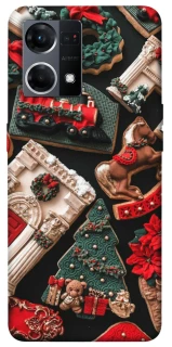 Чохол на Oppo Reno 7 4G Новорічний v20 фото 1 з 1