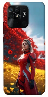 Чехол на Xiaomi Redmi 10C Cyber space girl ver.5 фото 1 из 1