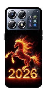 Чохол на Xiaomi POCO X8 Pro Red Fire Horse ver.1 фото 1 з 1