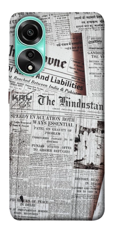 Чохол на Oppo A78 4G Газети фото 1 з 1