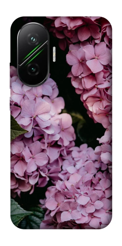 Чохол на Xiaomi Poco F7 Рожеві гартензії фото 1 з 1