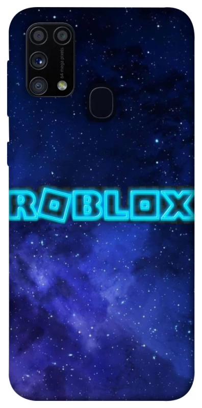 Чохол на Samsung Galaxy M31 Roblox Space Logo Blue фото 1 з 1