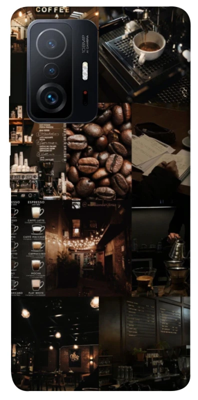 Чохол на Xiaomi 11T / 11T Pro Coffee collage ver.1 фото 1 з 1