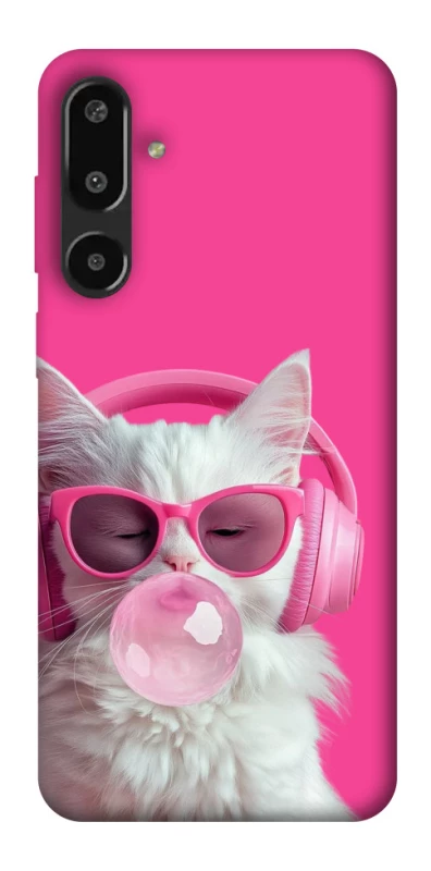 Чохол на Samsung Galaxy F16 Pink kitty фото 1 Чохол на Samsung Galaxy F16 Pink kitty фото 1 з 1