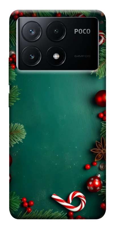 Чохол на Xiaomi Poco X6 Новорічний v35 фото 1 з 1