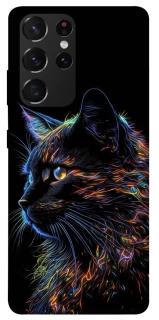 Чохол на Samsung Galaxy S21 Ultra Чорний кіт фото 1 з 1