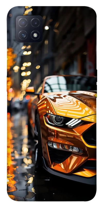 Чохол на Oppo A72 5G / A73 5G Golden sports car фото 1 з 1