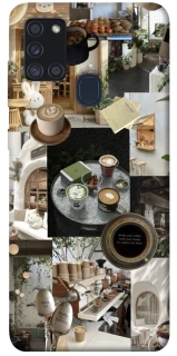 Чохол на Samsung Galaxy A21s Coffee collage ver.4 фото 1 з 1