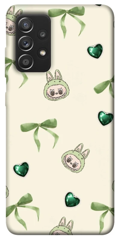 Чохол на Samsung Galaxy A52 4G / A52 5G Labubu Green Heart фото 1 з 1